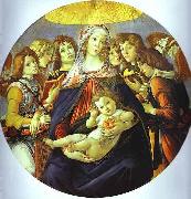 Sandro Botticelli Madonna of the Pomegranate oil painting artist